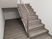  Vinylove schody bez nosu BUKOMA dub Legend sedy